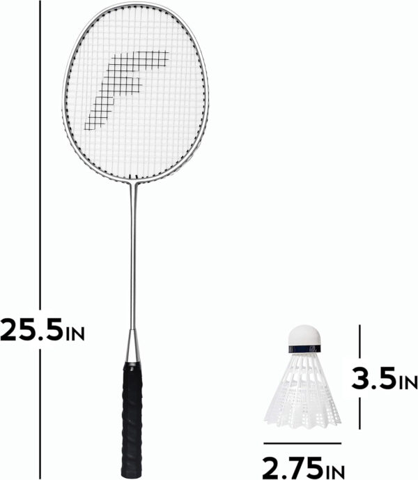 689a4780f38d645533b17414a9857a26b63a7751fe936d4be3680.jpg Franklin Sports Badminton Racket + Birdie Set - Replacement Badminton Equipment for Kids + Adults - 2 Player - 4 Player Badminton Racket Sets