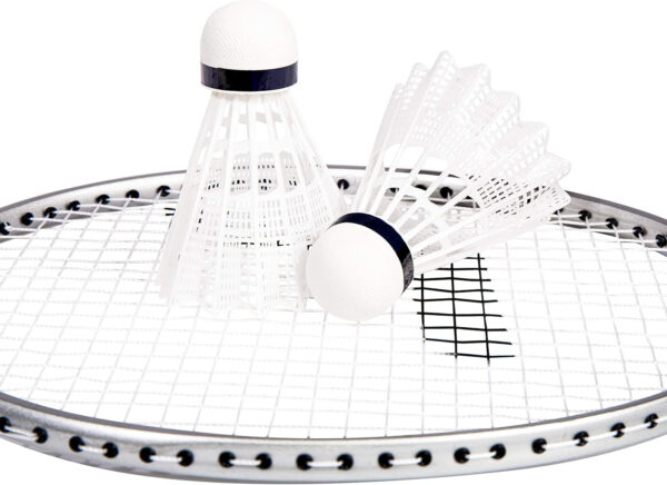 689a4787d9c1970e66828db18d974ae74d71e3c6e6fdc7ca03897.jpg Franklin Sports Badminton Racket + Birdie Set - Replacement Badminton Equipment for Kids + Adults - 2 Player - 4 Player Badminton Racket Sets