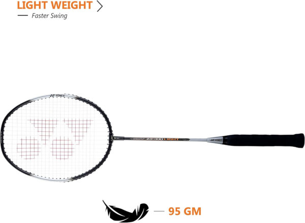 YONEX ZR 100 Light Aluminum Blend Badminton Racquet with Full Cover, Set of 2