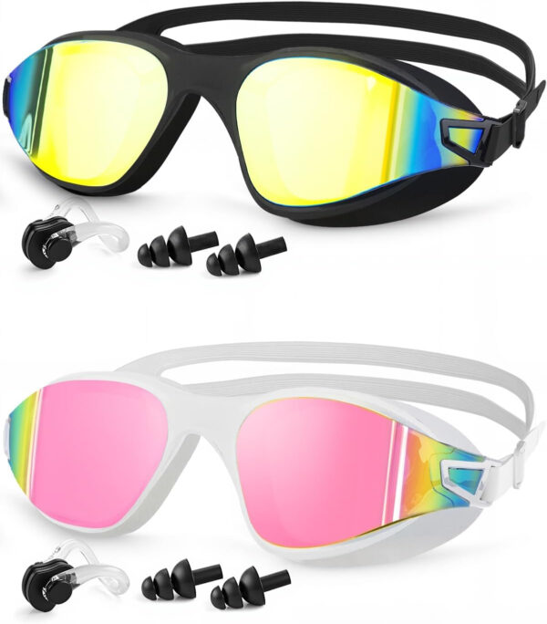 689a4bb482618cb626af7ddfe88a2f937a15a3debcafe33fac77a.jpg Swimming Goggles 2 Pack, Professional Anti Fog No Leaking UV Protection Swim Goggles for Women Men Adult Youth