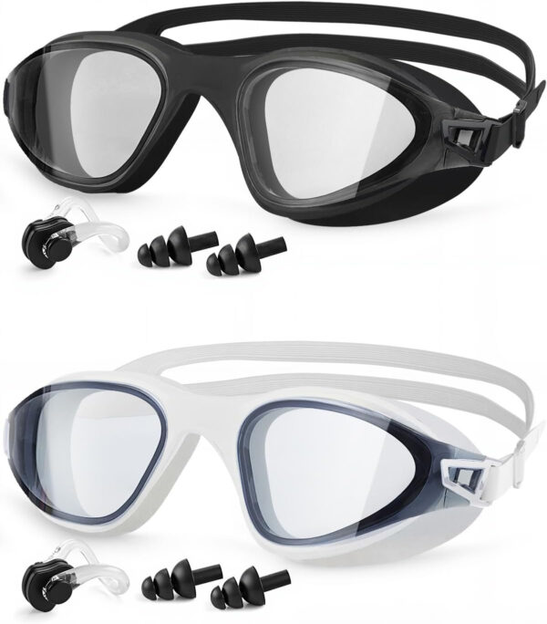 689a4bb59d9147a1b4196f1415c81c5a4bf9dff2ed3b8dc2348ae.jpg Swimming Goggles 2 Pack, Professional Anti Fog No Leaking UV Protection Swim Goggles for Women Men Adult Youth