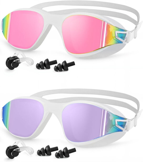 689a4bbe1bceb6cafe9f4068304a3b8555c8d4792c50d3c3a309d.jpg Swimming Goggles 2 Pack, Professional Anti Fog No Leaking UV Protection Swim Goggles for Women Men Adult Youth