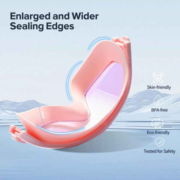 689a4c7d7e8e0fe6be53337afcfcf1ed4a6058a2ec8c61ddff0ff.jpg Swim Goggles, Wide View Clear View Swimming Goggles for Adult, Anti-Fog UV Protection No Leak Vision Pool Goggles