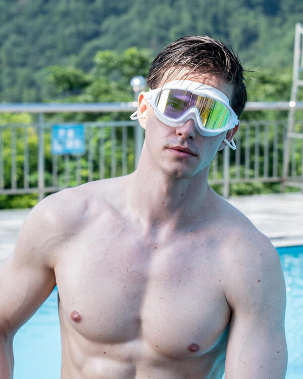 689a4c97584ccbae7fd301a282529e8f46a9b0d08d51d56fab687.jpg Swim Goggles, Wide View Clear View Swimming Goggles for Adult, Anti-Fog UV Protection No Leak Vision Pool Goggles