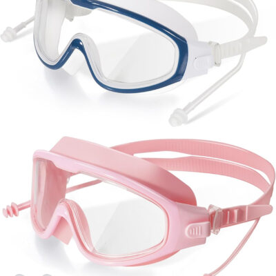 689a4c9f8c48d67dfb674175f2adb4386120e4017a8813413bcaa.jpg Swim Goggles, Wide View Clear View Swimming Goggles for Adult, Anti-Fog UV Protection No Leak Vision Pool Goggles