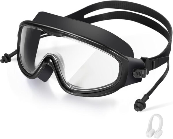 689a4caa9e0cf7c421611f5bdac7d72c6358707cf73f88365c0b9.jpg Swim Goggles, Wide View Clear View Swimming Goggles for Adult, Anti-Fog UV Protection No Leak Vision Pool Goggles