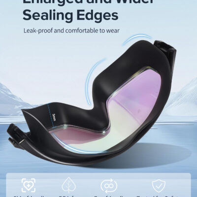 689a4cae8c617de9be8dac9406fb32e297db3f33375e41e7d4910.jpg Swim Goggles, Wide View Clear View Swimming Goggles for Adult, Anti-Fog UV Protection No Leak Vision Pool Goggles