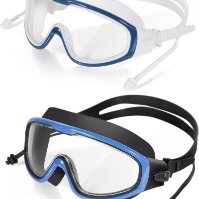 689a4cb44c6482ec9e37240360dbe43230d2f55fa434571e8cab2.jpg Swim Goggles, Wide View Clear View Swimming Goggles for Adult, Anti-Fog UV Protection No Leak Vision Pool Goggles