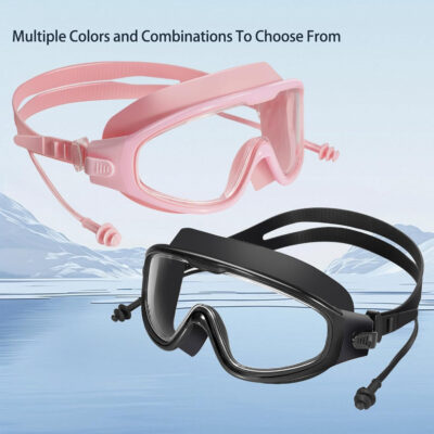 689a4cc34962198d3efd3621519e650342900fa9ffcfbeedf93a1.jpg Swim Goggles, Wide View Clear View Swimming Goggles for Adult, Anti-Fog UV Protection No Leak Vision Pool Goggles