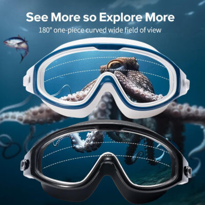 689a4cc6c422b31b6bb047632febc4a30ac87890d458dc5c3c2ed.jpg Swim Goggles, Wide View Clear View Swimming Goggles for Adult, Anti-Fog UV Protection No Leak Vision Pool Goggles