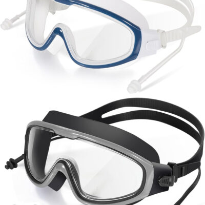 689a4cc950e938483b214345ec396061df83b798ea56411d4c024.jpg Swim Goggles, Wide View Clear View Swimming Goggles for Adult, Anti-Fog UV Protection No Leak Vision Pool Goggles