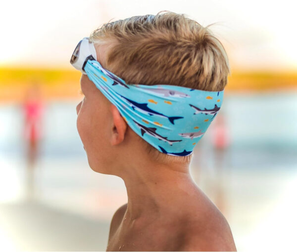 689a4e4e644ace3f3aa4edd69b8cc567b4396e7b1c5e0c08aea69.jpg Splash Place SWIM GOGGLES with Fabric Strap - Adult & Kids Swim Goggles - BLUES & GREENS