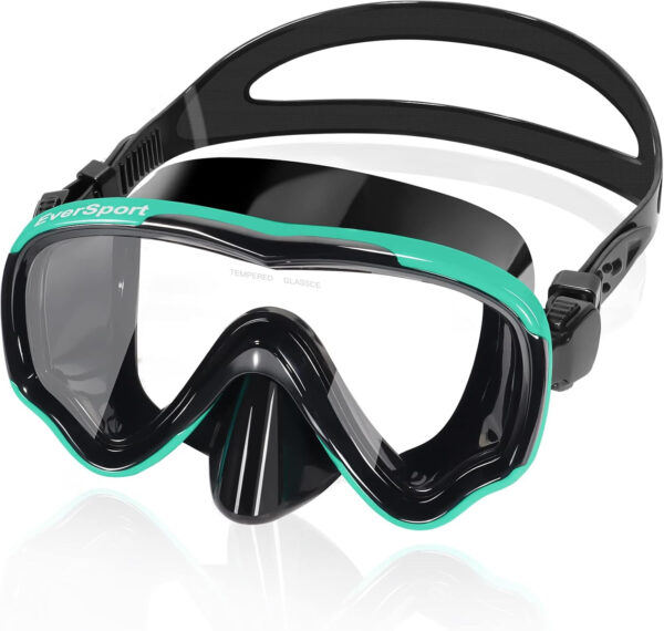 EverSport Swim Goggles Adult with Nose Cover, Anti-fog Clear Diving Mask Wide View No Blurring for Men Women Youth