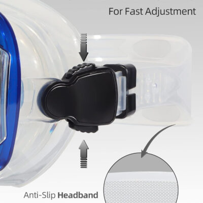 EverSport Swim Goggles Adult with Nose Cover, Anti-fog Clear Diving Mask Wide View No Blurring for Men Women Youth