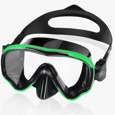 EverSport Swim Goggles Adult with Nose Cover, Anti-fog Clear Diving Mask Wide View No Blurring for Men Women Youth