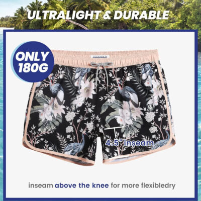 689a55f5d41cd1e78c3860354020d5b7e63054f741f52044f8d61.jpg maamgic Mens Swim Trunks Retro Swim Shorts 4 Way Stretch with Mesh Vintage 80s 90s Quick Dry Swimsuits Board Shorts
