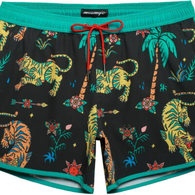 689a55fbf1646ae728251b5e86b9a8a960418f272e8364e758f28.jpg maamgic Mens Swim Trunks Retro Swim Shorts 4 Way Stretch with Mesh Vintage 80s 90s Quick Dry Swimsuits Board Shorts