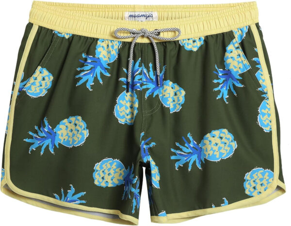 689a56025b9597ff2987ad00ea6567f92aa0fdea1697289b1862b.jpg maamgic Mens Swim Trunks Retro Swim Shorts 4 Way Stretch with Mesh Vintage 80s 90s Quick Dry Swimsuits Board Shorts