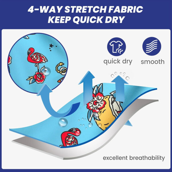 689a561c31ee375ee16e63575de66cbede27764e01cd50467553c.jpg maamgic Mens Swim Trunks Retro Swim Shorts 4 Way Stretch with Mesh Vintage 80s 90s Quick Dry Swimsuits Board Shorts