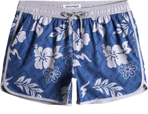 689a564581619da8bec9c7780baaca58294ec9e69d2694c7c2df6.jpg maamgic Mens Swim Trunks Retro Swim Shorts 4 Way Stretch with Mesh Vintage 80s 90s Quick Dry Swimsuits Board Shorts