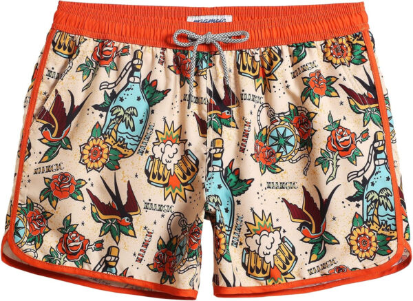 689a56593e2e6a3f3742e9c71308eda3f8b589ac53abdf5d392c4.jpg maamgic Mens Swim Trunks Retro Swim Shorts 4 Way Stretch with Mesh Vintage 80s 90s Quick Dry Swimsuits Board Shorts
