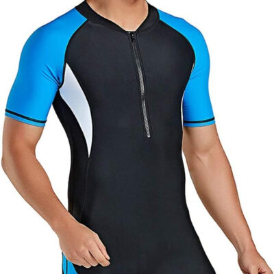 689a569c2f863646aeb28df55676f3f39ab79922c4cc4289a19c1.jpg Cokar Short Sleeve Men One-Piece Boyleg Swimsuit