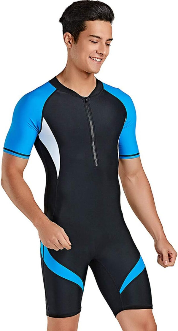 689a569c2f863646aeb28df55676f3f39ab79922c4cc4289a19c1.jpg Cokar Short Sleeve Men One-Piece Boyleg Swimsuit