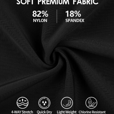 689a5735853e1facf4ed8c3c907f39daa9e5d9fa0f1cdf86243dc.jpg beautyin Women's Boyleg One Piece Swimsuit Racerback Athletic Bathing Suit