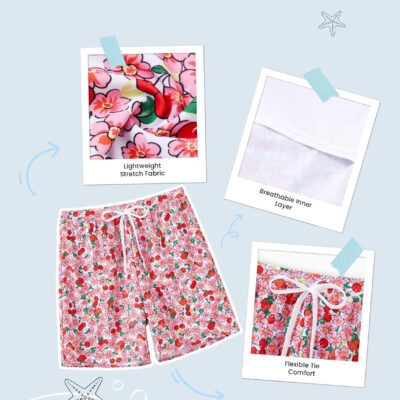 PATPAT Matching Hawaiian Swimsuits for Couples Two Piece Bikini Sets or Swim Trunks Summer Beach Vacation Swimwear