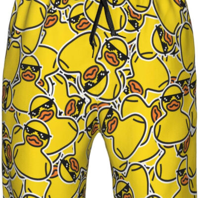 FREEHOTU Men's Swim Trunks Beach Board Shorts Quick Dry Swimwear Sports with Pockets