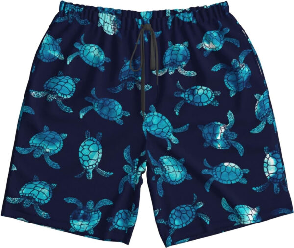 FREEHOTU Men's Swim Trunks Beach Board Shorts Quick Dry Swimwear Sports with Pockets
