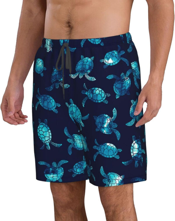 FREEHOTU Men's Swim Trunks Beach Board Shorts Quick Dry Swimwear Sports with Pockets