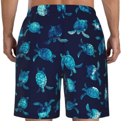 FREEHOTU Men's Swim Trunks Beach Board Shorts Quick Dry Swimwear Sports with Pockets