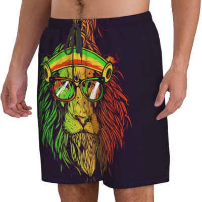 FREEHOTU Men's Swim Trunks Beach Board Shorts Quick Dry Swimwear Sports with Pockets