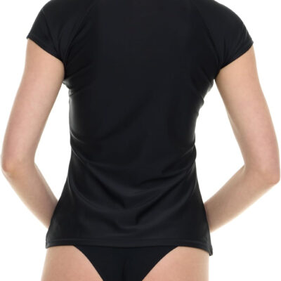 Hurley Rash Guard for Women, Short Sleeve Swim Shirts for Women Rashguard, UPF 50+ SPF & UV Protection