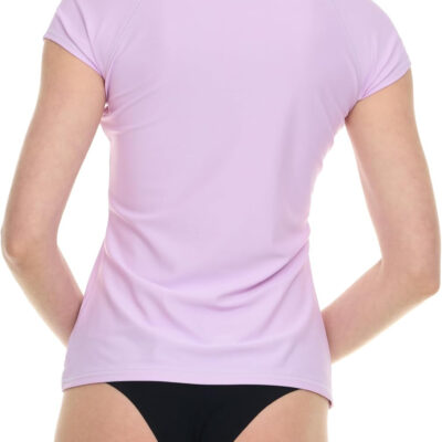 Hurley Rash Guard for Women, Short Sleeve Swim Shirts for Women Rashguard, UPF 50+ SPF & UV Protection
