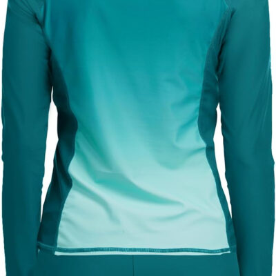 Women Long Sleeve Rash Guard - Two Piece Swimsuit with Shorts UPF 50+ Bathing Suit Built in Bra Surf Swim Shirt