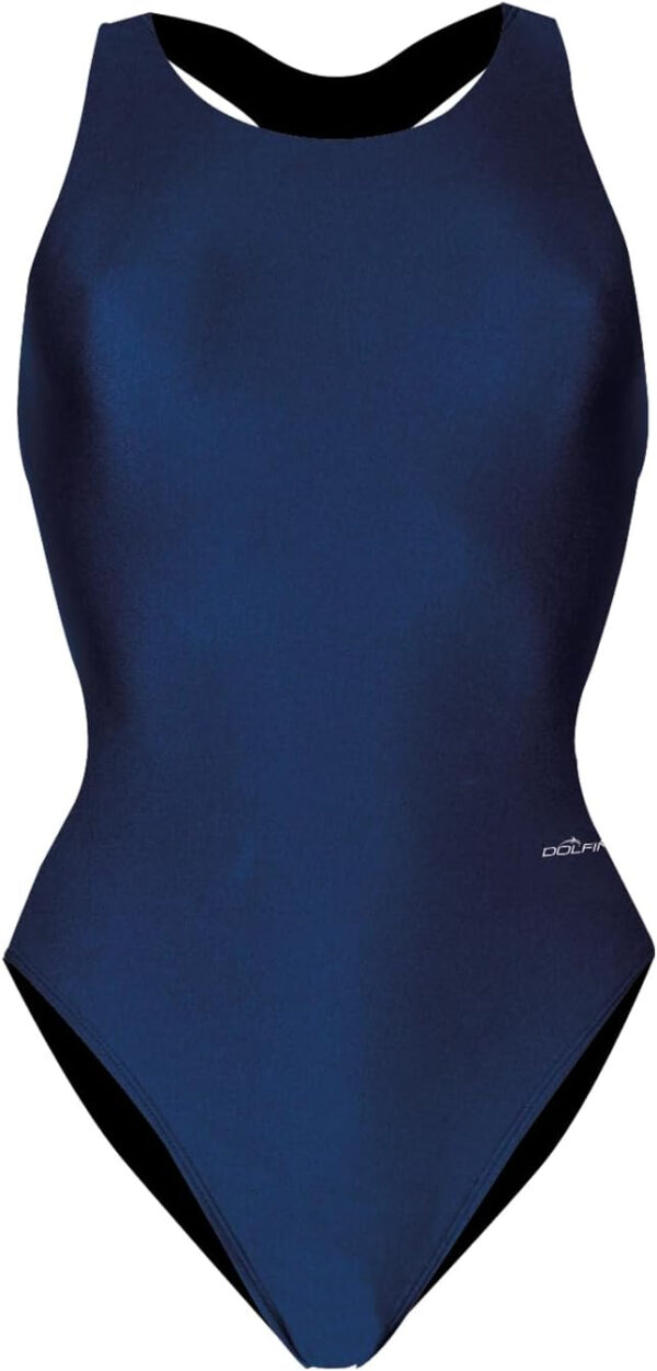 689a5af040ac04843b4c38eb954df2eb466b8744110cd72fa408e.jpg Dolfin Swimwear Athletic One Piece Swimsuit - Pro Racerback Straps and Keyhole Back for Training, Sports, and Fitness