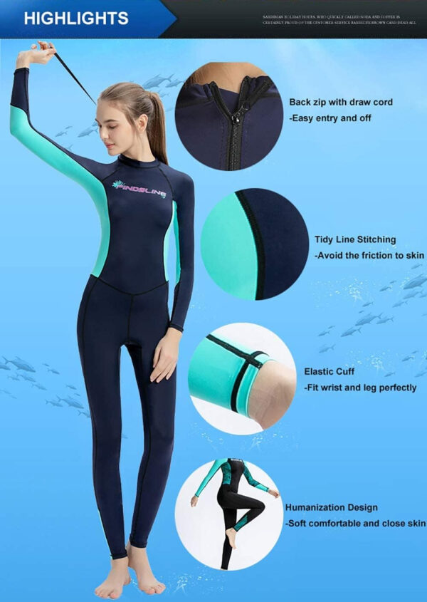 689a5bd7d6da8f5e35cbe131dd213b93d2bc57e98876a8296ea01.jpg Dive Skins Full Body Swimsuit Wetsuit Scuba Rash Guard Diving Suit for Women Men Adult, Long Sleeve Swimwear One Piece UV Protection Quick Dry Sunsuit for Surfing Snorkeling Kayaking