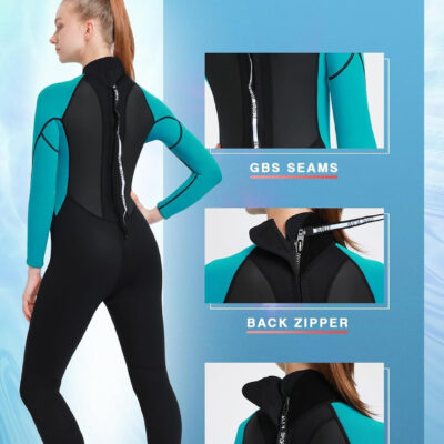 689a5c4061db131efaabc0f619070dbcf04c652565554130a269b.jpg Full Mens Womens Wetsuit 3mm Neoprene Diving Scuba Swimming Thermal Wet Suits Front/Back Zipper Cold Water Warm Swimsuit