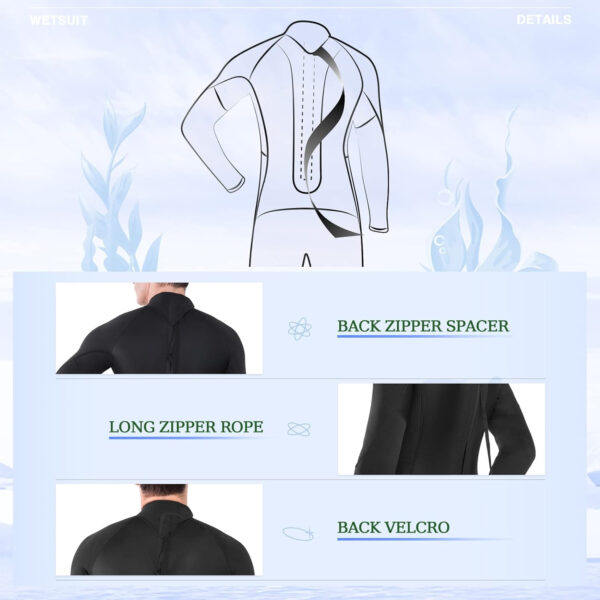 689a5c4ade43f02372201464eb0bb169e3ea248405413f451b8aa.jpg Full Mens Womens Wetsuit 3mm Neoprene Diving Scuba Swimming Thermal Wet Suits Front/Back Zipper Cold Water Warm Swimsuit