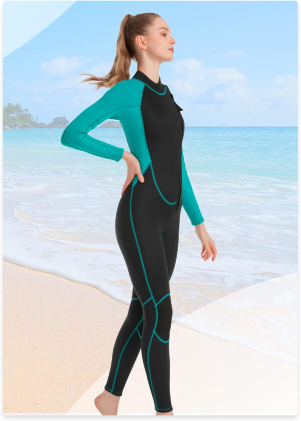 689a5c5126bfbd11ee40fbb5d031d1c4ce4b735120792363fe464.jpg Full Mens Womens Wetsuit 3mm Neoprene Diving Scuba Swimming Thermal Wet Suits Front/Back Zipper Cold Water Warm Swimsuit