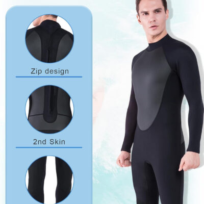 689a5c87f2b3b113743d33d3bc4311c0ee065c4f1f932ad52a529.jpg Full Mens Womens Wetsuit 3mm Neoprene Diving Scuba Swimming Thermal Wet Suits Front/Back Zipper Cold Water Warm Swimsuit