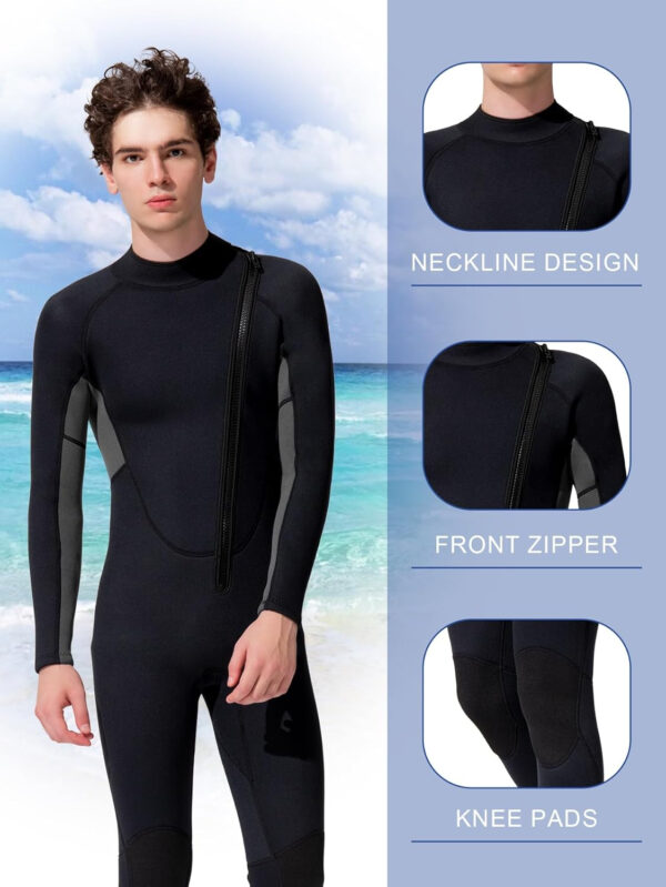 689a5c91cdfdc142e287828976b9e16ca0fce1dd68b7fa925e95f.jpg Full Mens Womens Wetsuit 3mm Neoprene Diving Scuba Swimming Thermal Wet Suits Front/Back Zipper Cold Water Warm Swimsuit