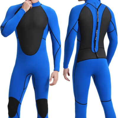 689a5c92cd3c3cf501e1087a5c55699962021e757d1bceea51ea0.jpg Full Mens Womens Wetsuit 3mm Neoprene Diving Scuba Swimming Thermal Wet Suits Front/Back Zipper Cold Water Warm Swimsuit