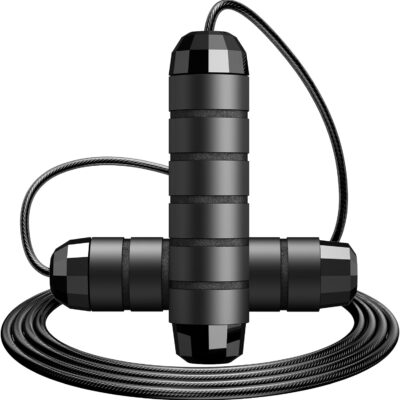 689a5fb3707e4c20509823776f1ef1ea57ba717f9a5ee1249be11.jpg Jump Rope,Tangle-Free Rapid Speed Jump Rope with Ball Bearings for Men,Women and Kids,Adjustable Steel Skipping Rope with Ergonomic Foam Handles,A Ideal Equipment and Accessories for Workout,Fitness,Exercise,Home Gym,Slim Body