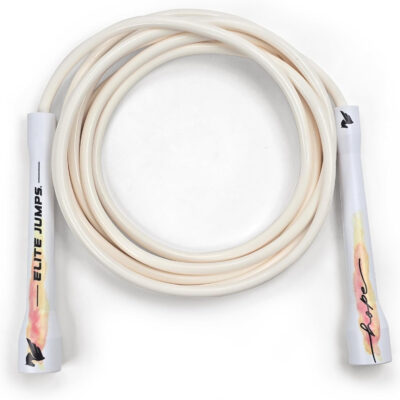 689a61515c2fcf1113c6d72bacec155be3a5c2921148f539dfb58.jpg Elite Jumps | 6mm PVC Jump Ropes for Fitness | Indoor/Outdoor Adjustable Boxing Jump Rope w/Unbreakable Handles & Ultra-Durable Non-Kinking PVC | Skipping Rope for Men & Women & Boxer Rope Jump Rope