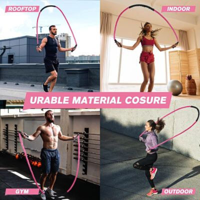 689a61f9726e15aa923bfc105d4f48e677fc63ea2c9fea1b6876d.jpg HPYGN Jump Rope, Weighted Jump Rope for Men women, 2.8lb 3.8lb 5lb Heavy Skipping Rope for Exercise, Adult Jumpropes for Home Workout, Improve Strength and Building Muscle,Total Body Workout Equipment