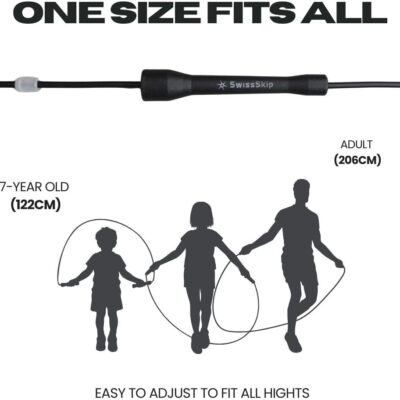 Speed Jump Rope by Dayan Kolev, 5mm PVC Skipping Rope, Great for Beginners and Advanced Athlets, Designed for Fitness, Cardio, Boxing & CrossFit, Adjustable length with Unbreakable Handles