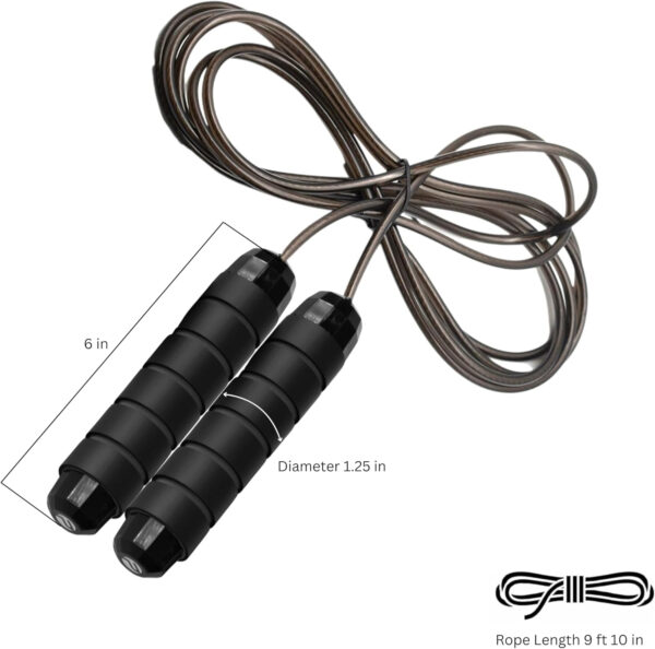 689a635dab51bccfcabdc45a16628682fb03708625803fba4a2f0.jpg Adjustable Jump Rope for Workout - All-Purpose Exercise Jump Rope Kids & Adults Love with Tangle-Free, Comfortable Foam Handles - Best Slimming, Cardio & Endurance Training